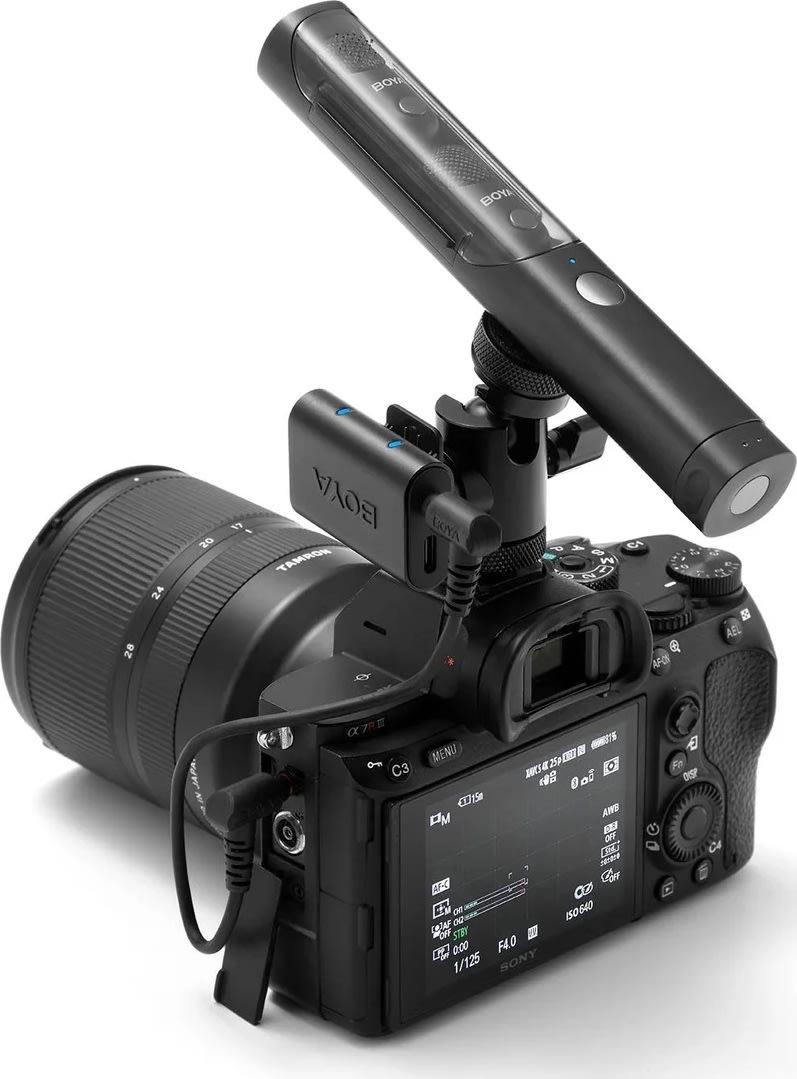 Boya Mikrofon Transformerbar, USB-C, 3.5mm, sort