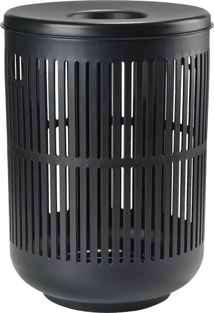 Zone Ume Vasketøjskurv, 60L, sort