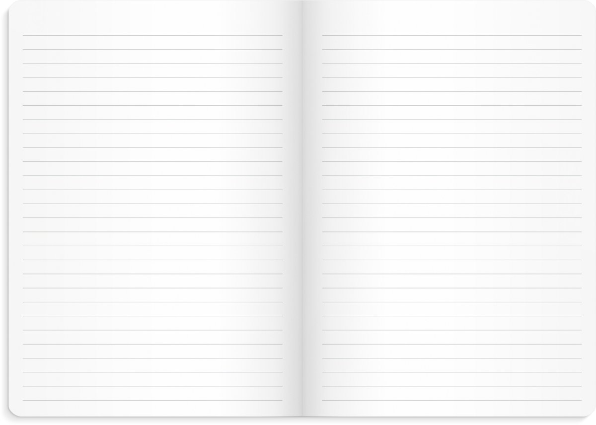 Burde Noteshæfte, 14x21 cm, 2-pk, lilac & black