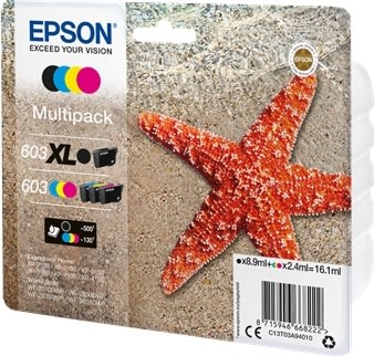 Epson T03U Blækpatron, sampak, XL