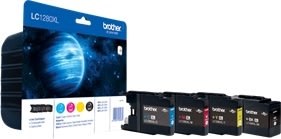 Brother LC1280XLVALBP Blækpatroner, sampak, 6k