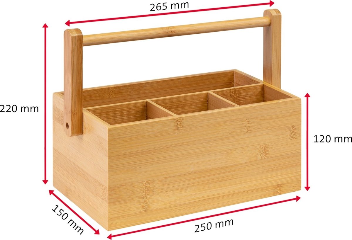 Westmark Bestikholder 4 rum, bambus