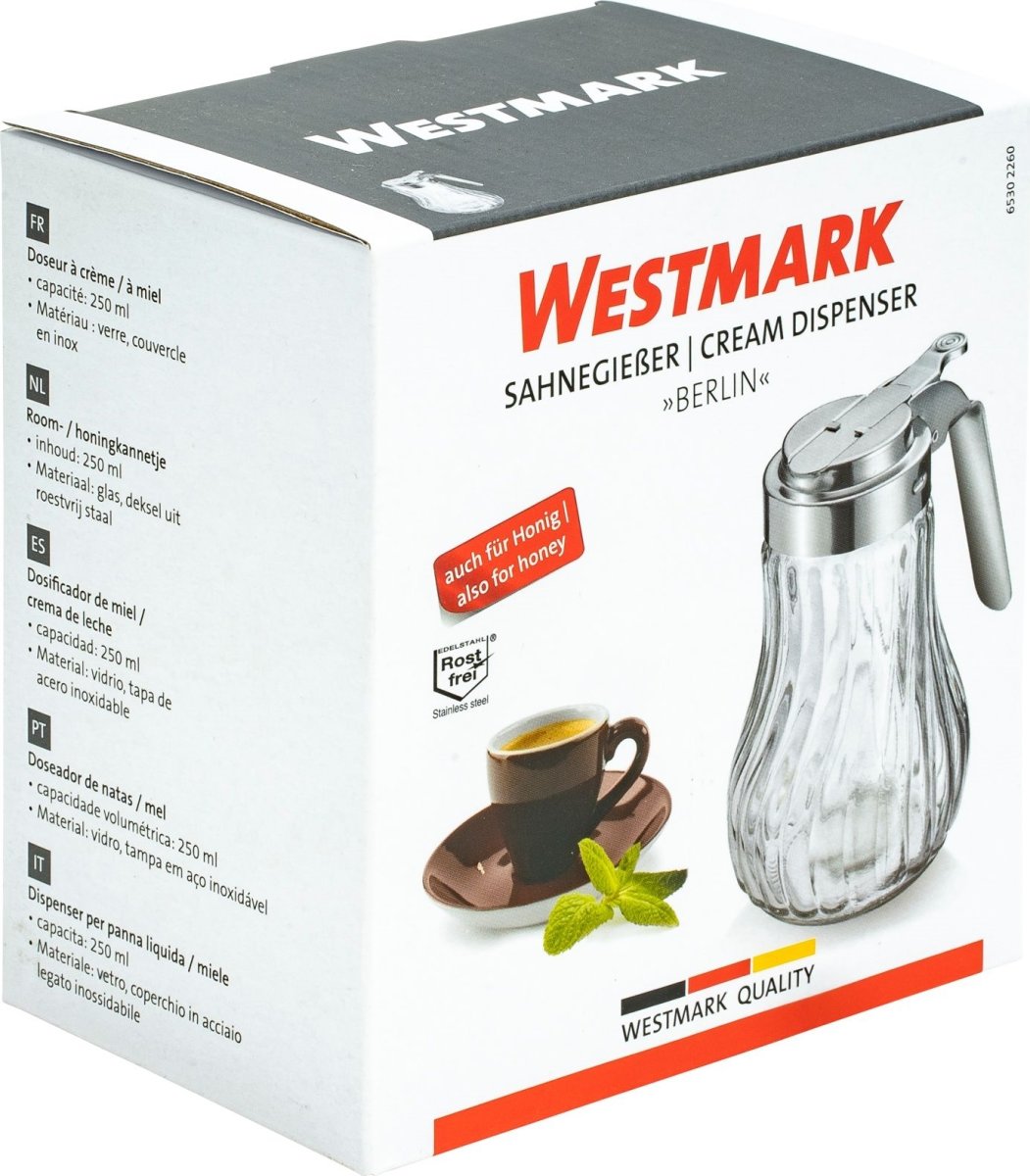 Westmark Flødedispenser Berlin, glas, 250ml