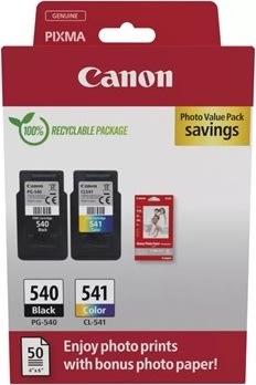 Canon PVP PG-540/CL-541/GP-501 Blækpatron, sampak