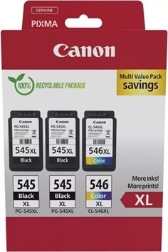Canon PG-545XL (2) & CL-546XL Blækpatroner, sampak