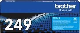 Brother TN249C Lasertoner, cyan, 4.000 sider