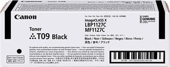 Canon T09 Lasertoner, sort, 7.600 sider