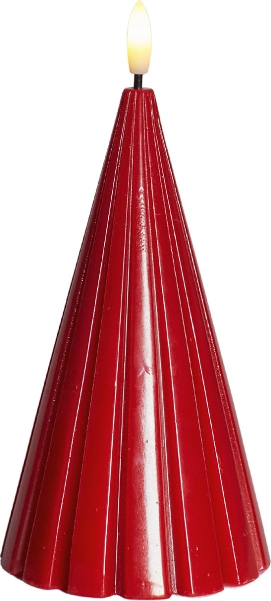 Sirius Laura LED Træ, Rød, 17 cm