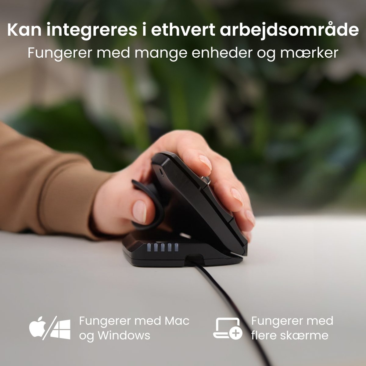 Contour Unimouse, venstre hånd, kablet