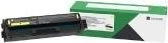 Lexmark 20N2HY0 Lasertoner, gul, 4.500 sider