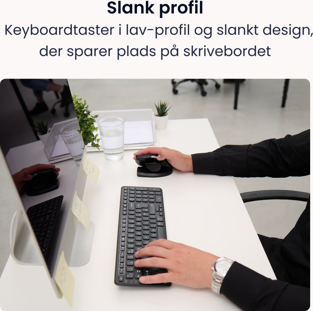 Contour Balance Wireless-PN Keyboard, sort