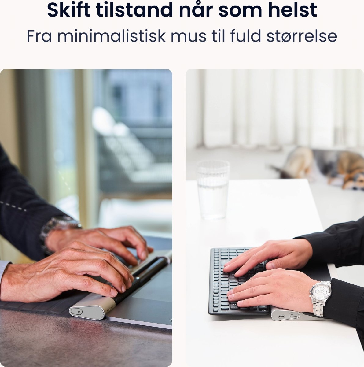 Contour RollerMouse Go Dock Håndledsstøtte