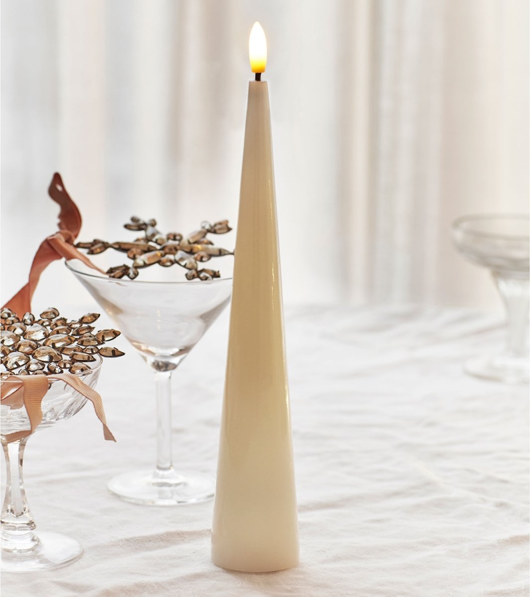 Sirius Sille Kegle LED, Ivory, 26 cm