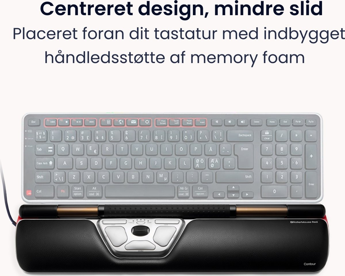 Contour RollerMouse Red, Wired