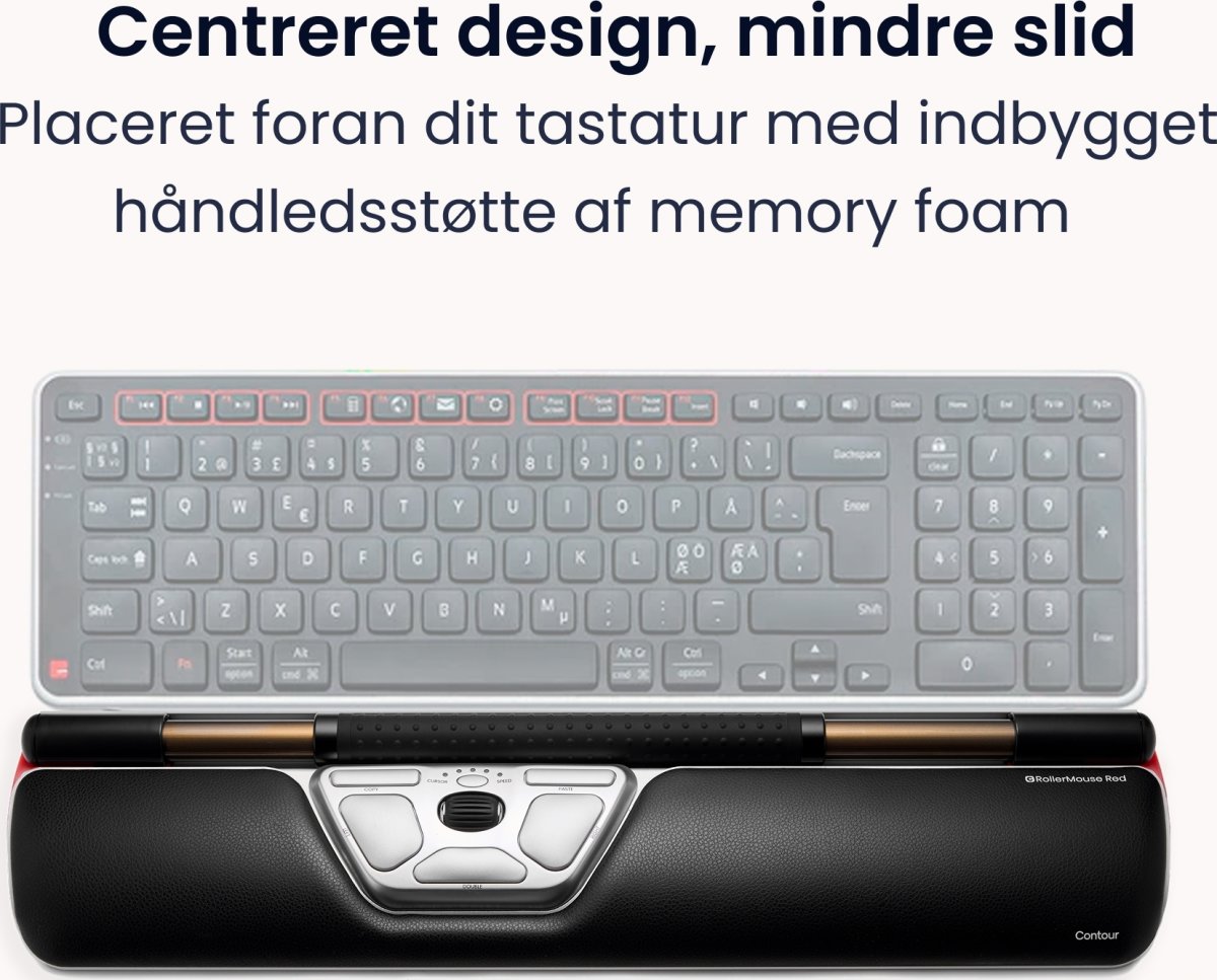 Contour RollerMouse Red, Wireless