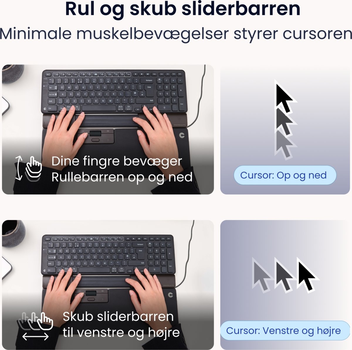 Contour SliderMouse Pro Wired Regular WR, læder