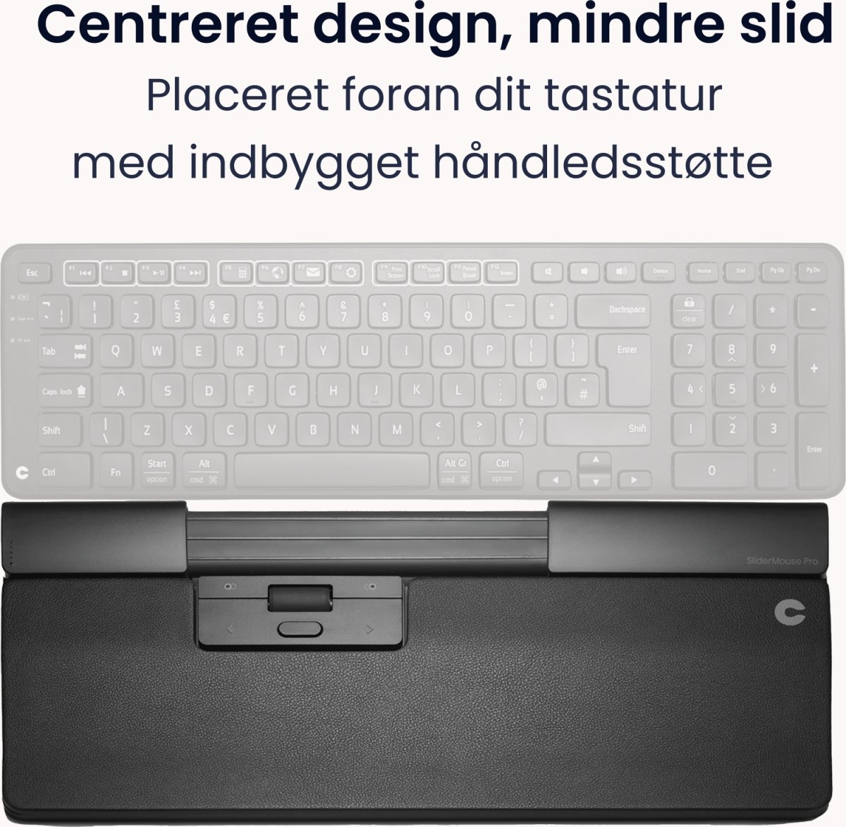 Contour SliderMouse Pro Trådløs Extended WR, læder