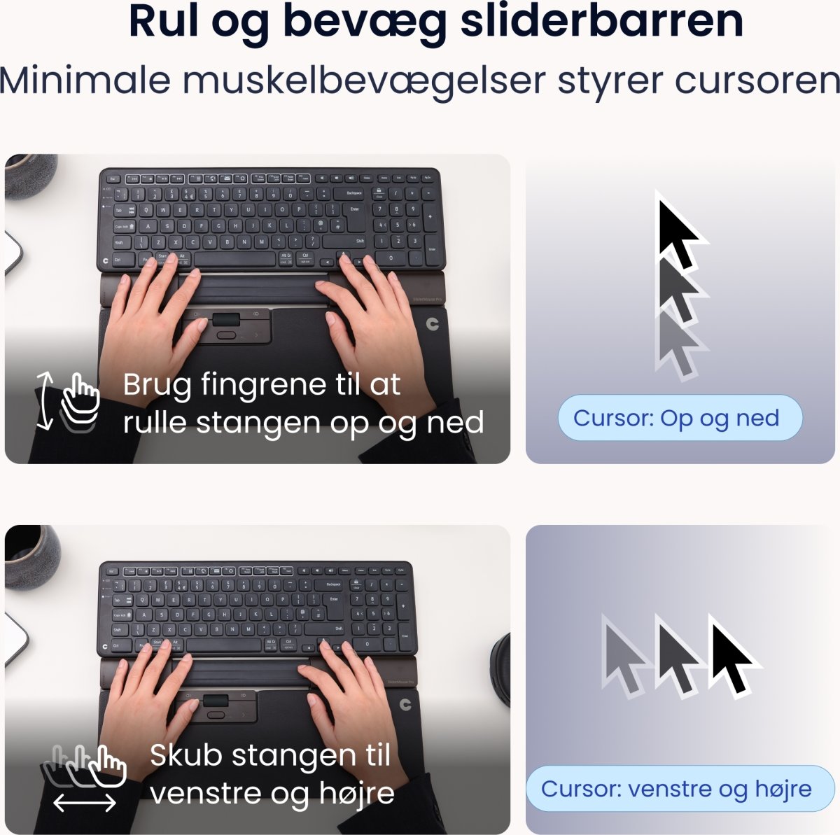 Contour SliderMouse Pro Trådløs Regular WR, læder