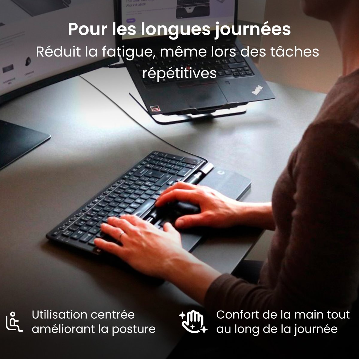 Contour SliderMouse Pro Wired Slim WR, vegan læder