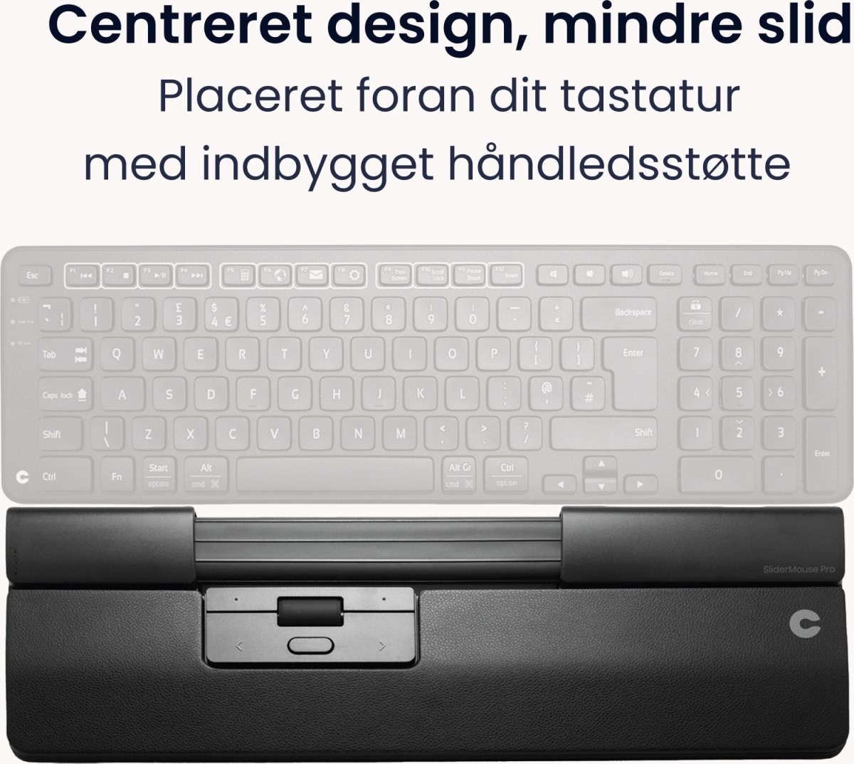 Contour SliderMouse Pro Trådløs Slim WR, læder