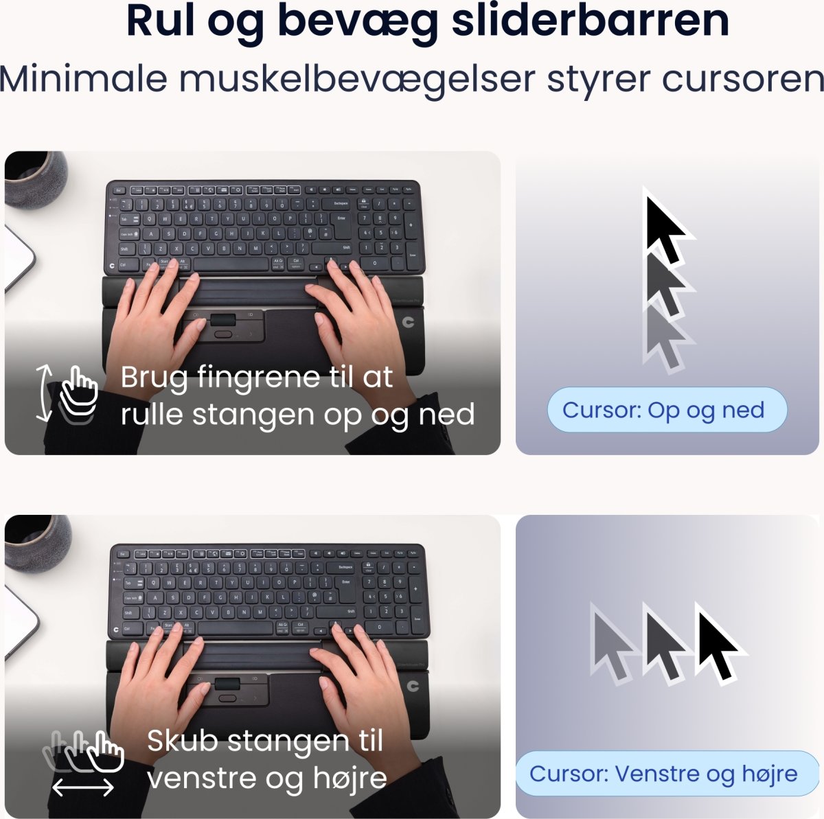 Contour SliderMouse Pro Trådløs Slim WR, læder