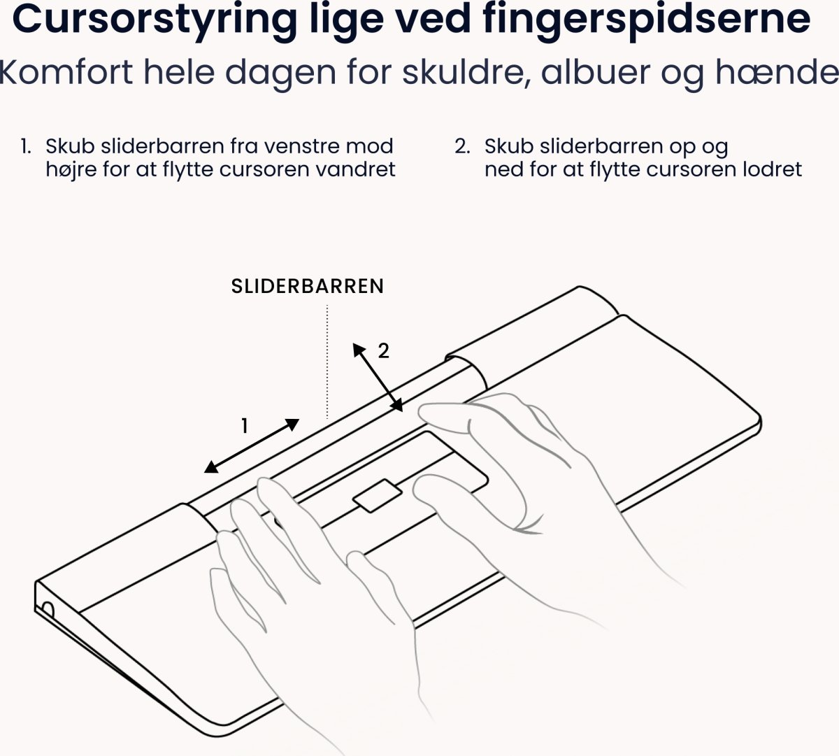 Contour SliderMouse Pro Trådløs Slim WR, læder