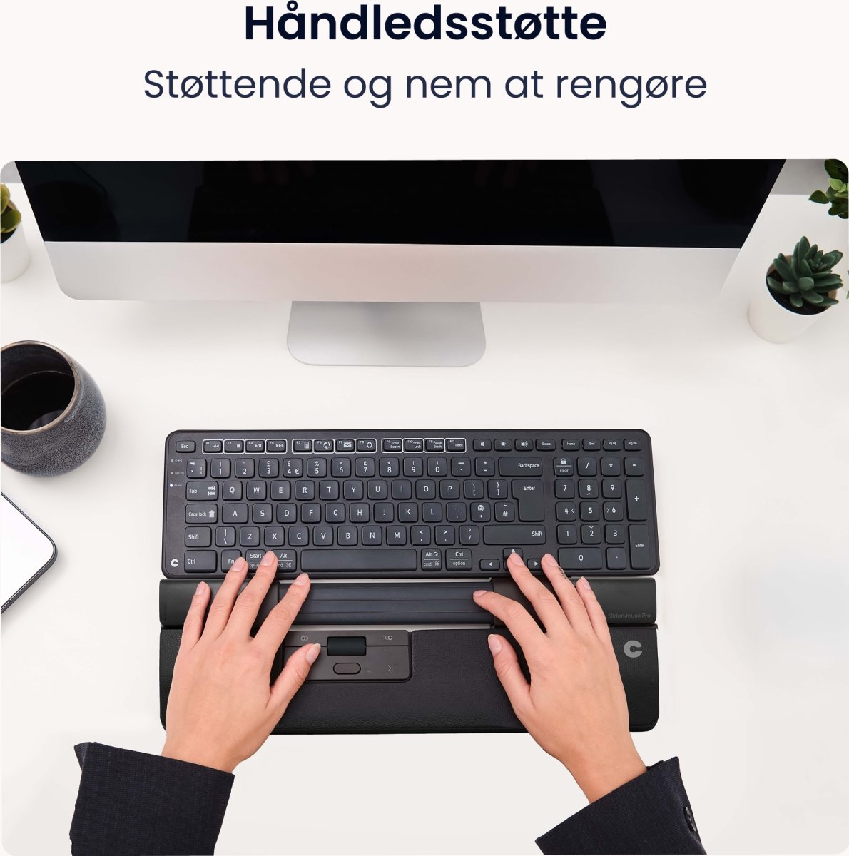 Contour SliderMouse Pro Trådløs Slim WR, læder
