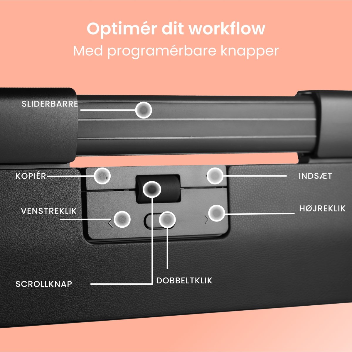 Contour SliderMouse Pro Trådløs Slim WR, læder