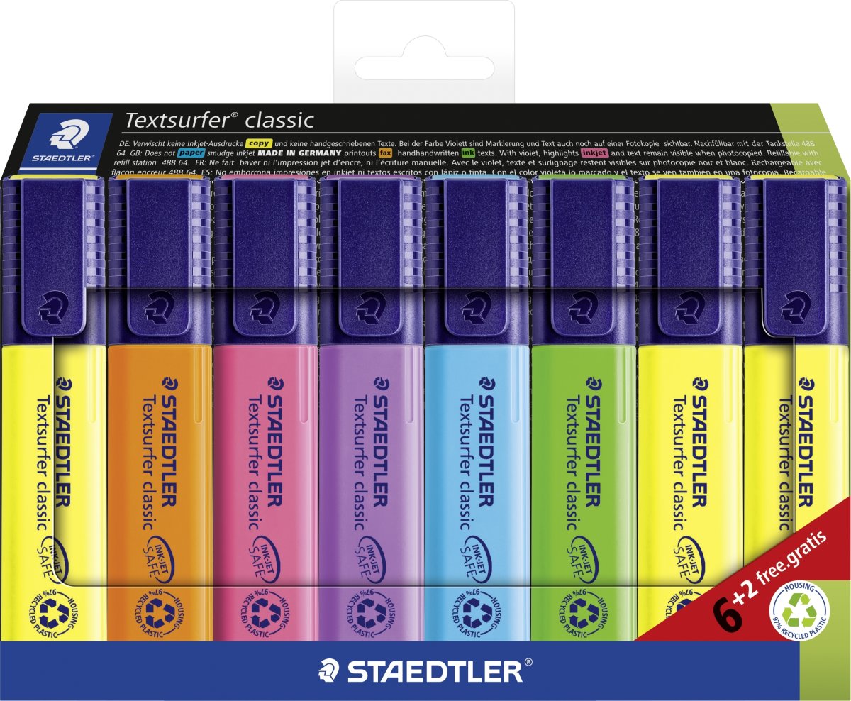 Staedtler Highlighter | 8 farver