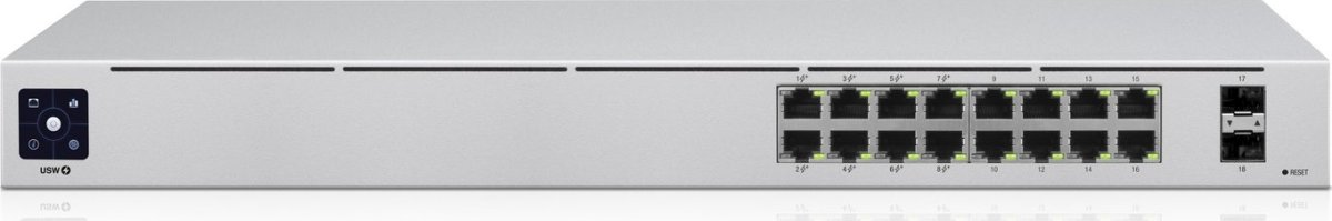 Ubiquiti UniFi 16-Port PoE Switch, 42W