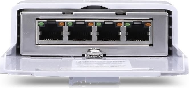 Ubiquiti NanoSwitch, 4-port, hvid