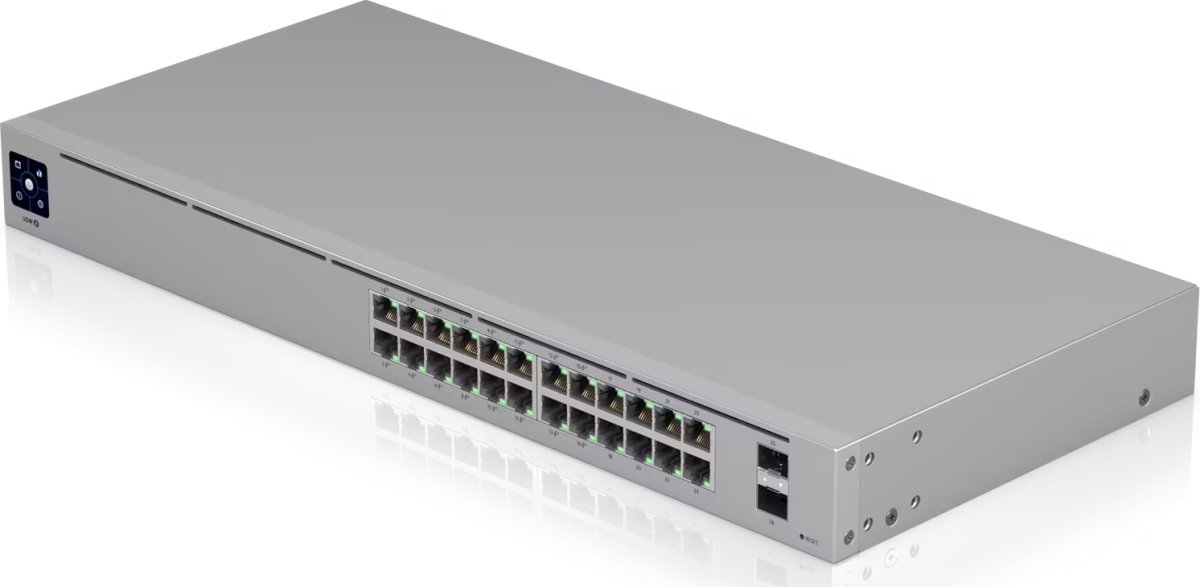 Ubiquiti UniFi 24-Port PoE Switch, 95W, grå