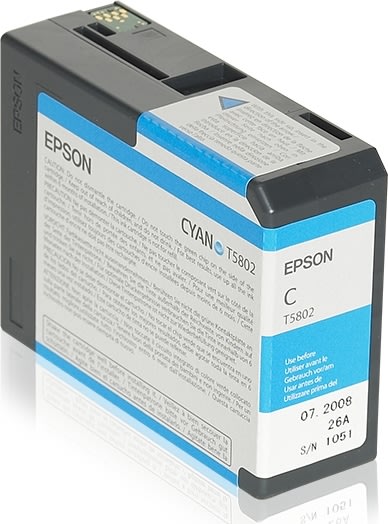 Epson C13T580200 blækpatron, blå, 80ml