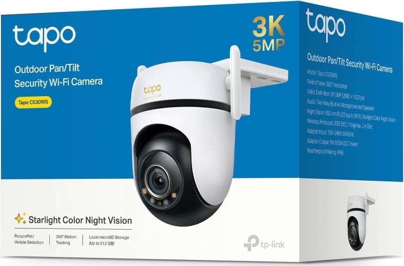 TP-Link TAPO C530WS Udendørs overvågningskamera