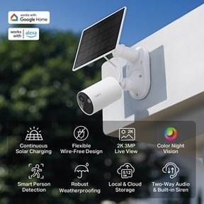 TP-Link C410 solcelledrevet overvågningskamera