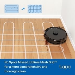 TP-Link Robotstøvsuger Tapo RV30 Max Plus, sort