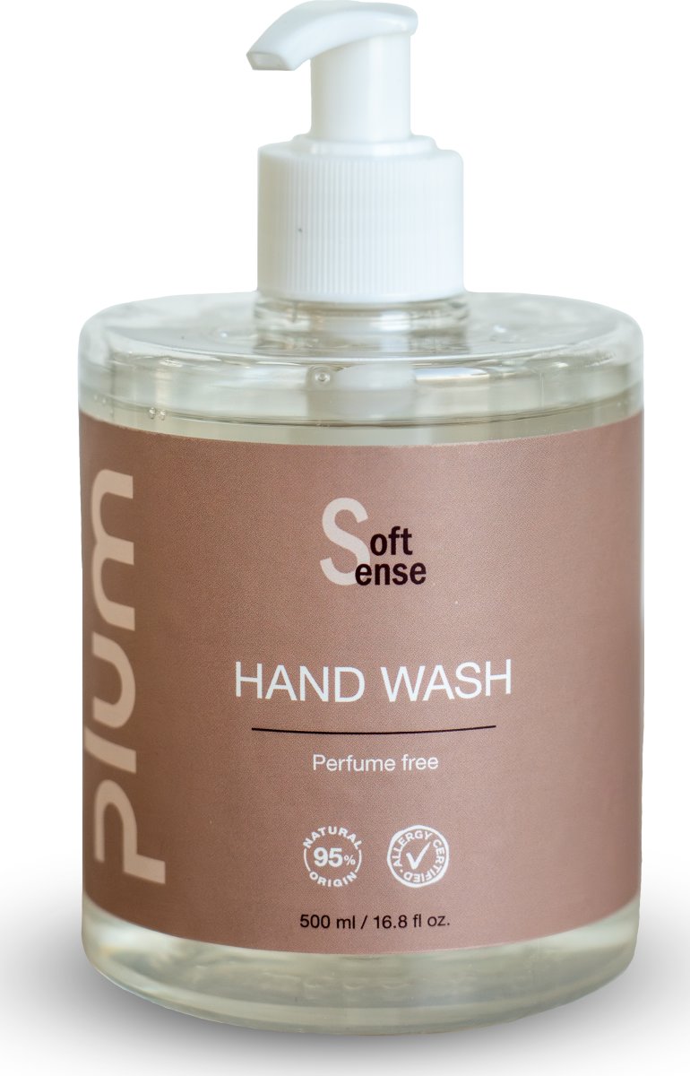 Plum Soft Sense Håndsæbe | Parfumefri | 500 ml