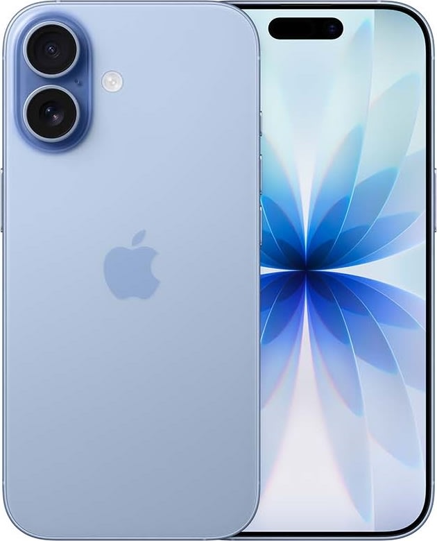 Apple iPhone 17, 256GB, støvet lyseblå