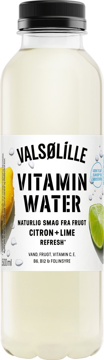 Valsølille Vitamin Water Lemon/Lime 0,5 L