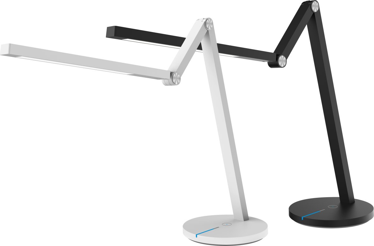 Cascade LED-skrivebordslampe, sort