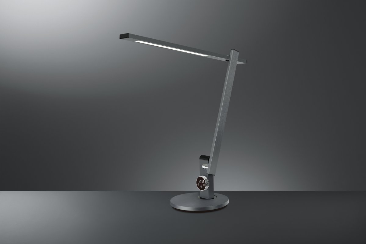 Beam LED-skrivebordslampe, grå