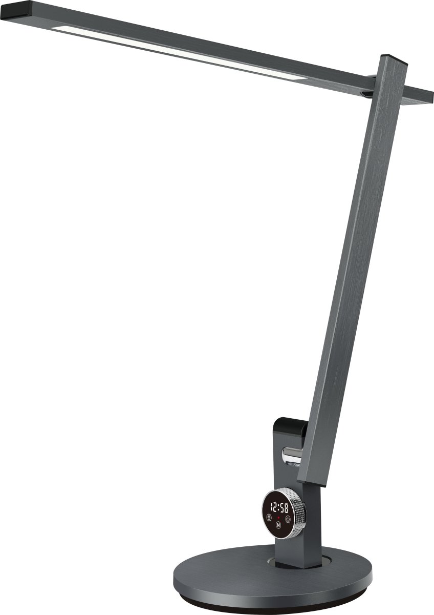 Beam LED-skrivebordslampe, grå