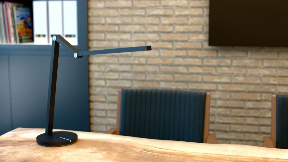 Cascade LED-skrivebordslampe, sort