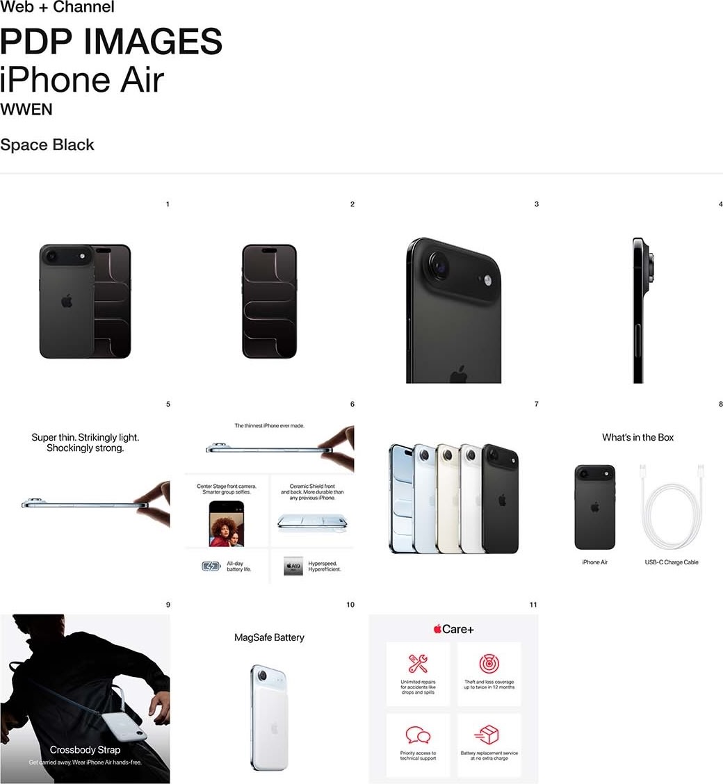 DEMO Apple iPhone Air, 256GB, space black