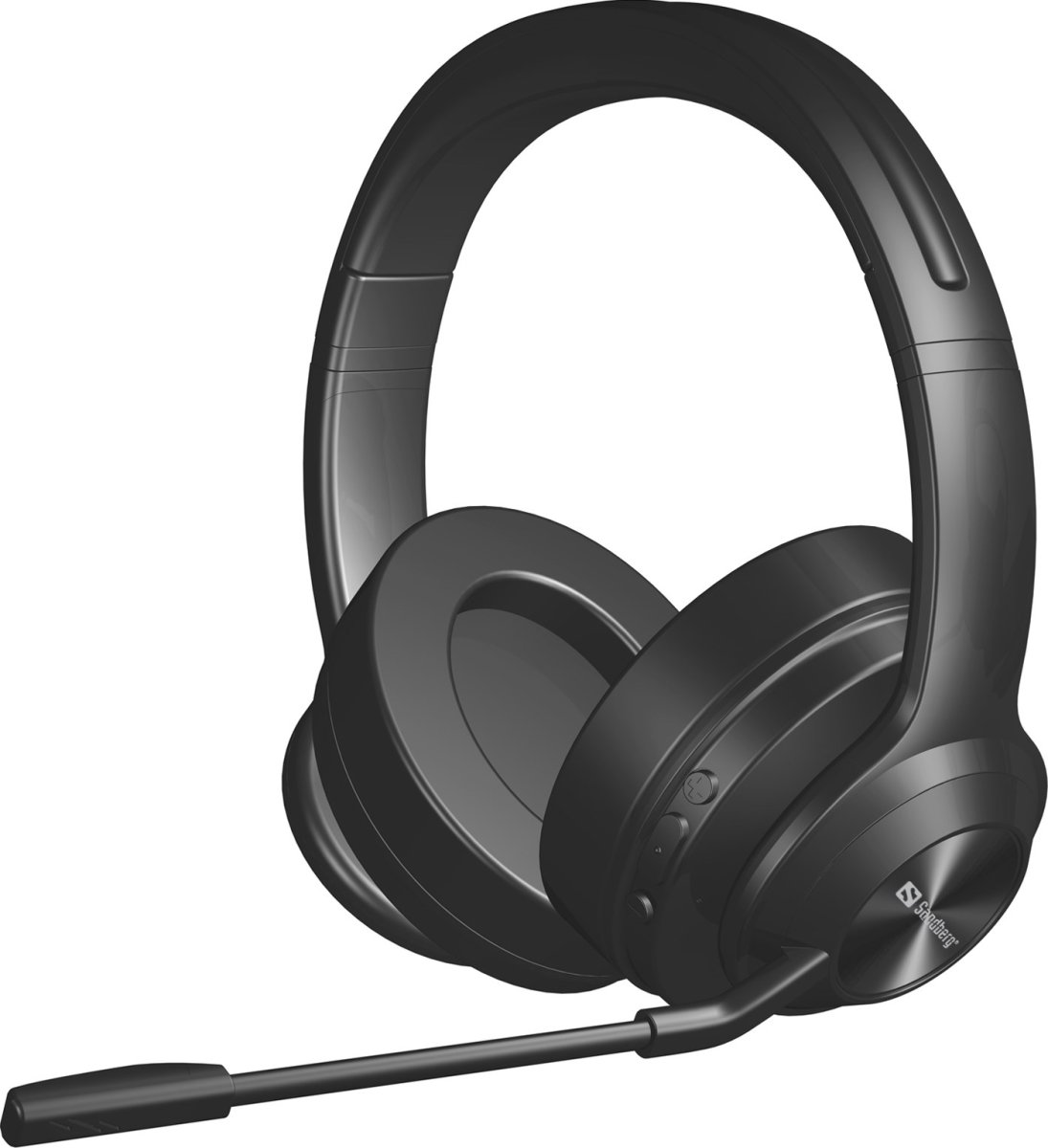 Sandberg bluetooth ANC+ENC Pro headset, sort
