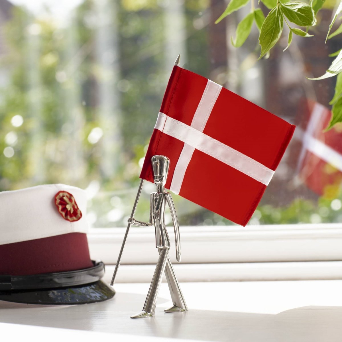 Kay Bojesen Kongelig Fanebærer H18cm, poleret stål