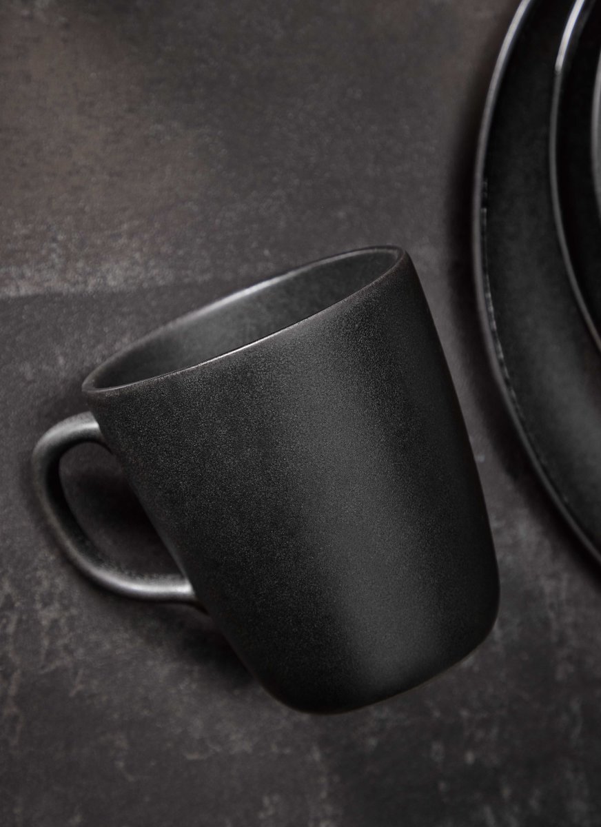 Aida RAW Frokost tallerken, Ø23cm, titanium sort