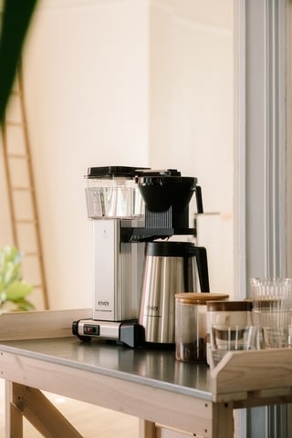 Moccamaster Automatic Thermo Kaffemaskine, sølv