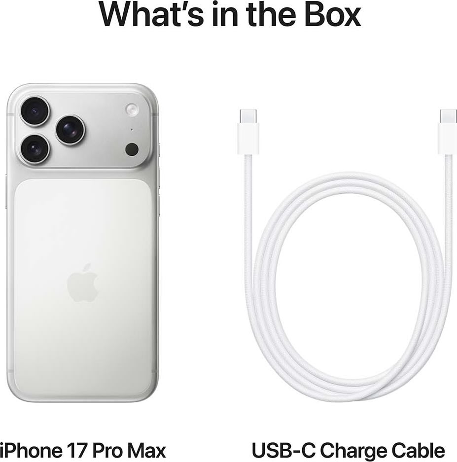Apple iPhone 17 Pro Max, 512GB, sølv