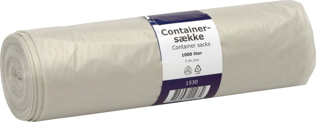 Containersæk 1000L | 228x172,5cm | 40my | Klar